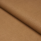 Schumacher Vegan Leather Basketweave In/Out Camel Fabric