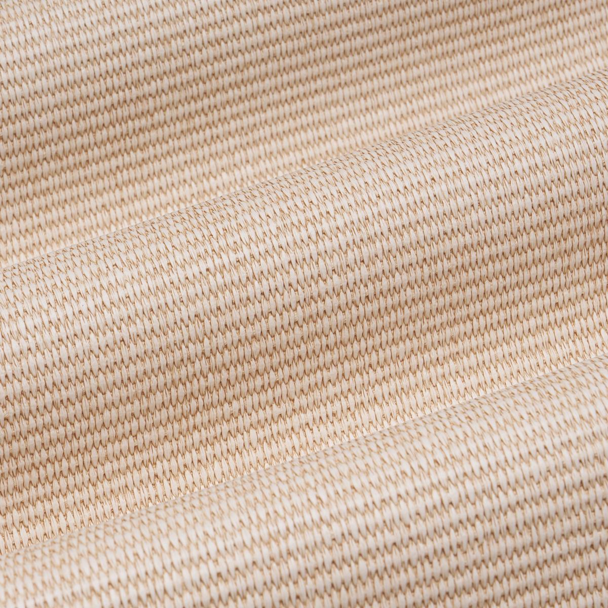 Schumacher Vegan Leather Basketweave In/Out Neutral Fabric