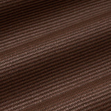 Schumacher Vegan Leather Basketweave In/Out Chocolate Fabric
