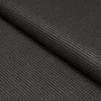 Schumacher Vegan Leather Basketweave In/Out Charcoal Fabric