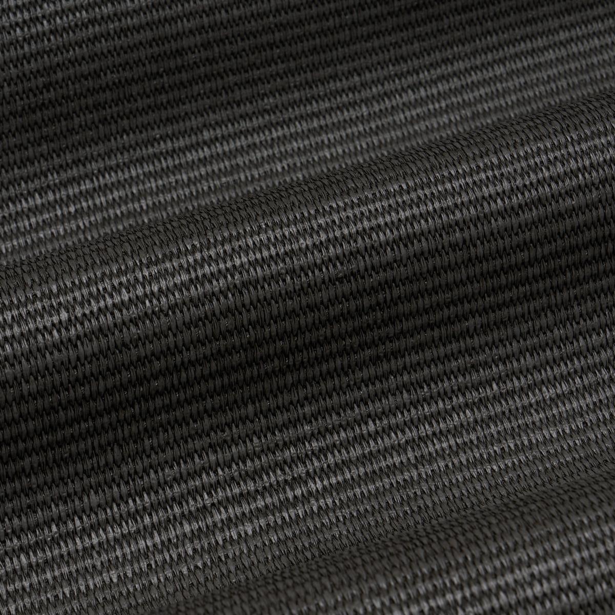 Schumacher Vegan Leather Basketweave In/Out Charcoal Fabric
