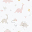 Galerie 283-1 Bambino Dino Pink Wallpaper 283-1 Pink Wallpaper