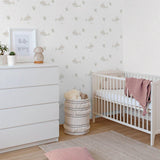 Galerie 281-3 Bambino Little Whales Beige Wallpaper 281-3 Beige Wallpaper