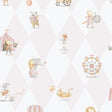 Galerie 282-1 Bambino Cirque Pink Wallpaper 282-1 Pink Wallpaper