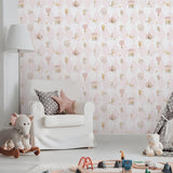 Galerie 282-1 Bambino Cirque Pink Wallpaper 282-1 Pink Wallpaper