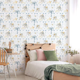 Galerie 285-2 Bambino Elefun Blue Wallpaper 285-2 Blue Wallpaper