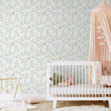 Galerie 284-3 Bambino Birdy Green Wallpaper 284-3 Green Wallpaper
