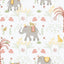 Galerie 285-4 Bambino Elefun Silver Grey Wallpaper 285-4 Silver Grey Wallpaper