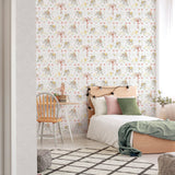 Galerie 285-4 Bambino Elefun Silver Grey Wallpaper 285-4 Silver Grey Wallpaper