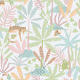 Galerie 286-1 Bambino Jungly Pink Wallpaper 286-1 Pink Wallpaper