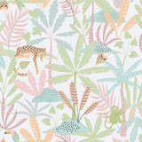Galerie 286-1 Bambino Jungly Pink Wallpaper 286-1 Pink Wallpaper