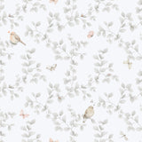 Galerie 284-2 Bambino Birdy Silver Grey Wallpaper 284-2 Silver Grey Wallpaper