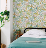 Galerie 286-4 Bambino Jungly Green Wallpaper 286-4 Green Wallpaper