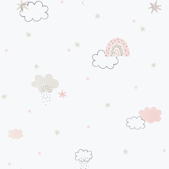 Galerie 288-1 Bambino Rainbow Pink Wallpaper 288-1 Pink Wallpaper