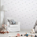 Galerie 288-2 Bambino Rainbow Blue Wallpaper 288-2 Blue Wallpaper