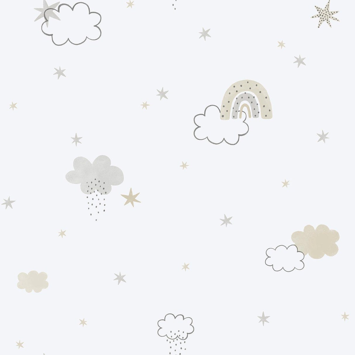Galerie 288-3 Bambino Rainbow Beige Wallpaper 288-3 Beige Wallpaper