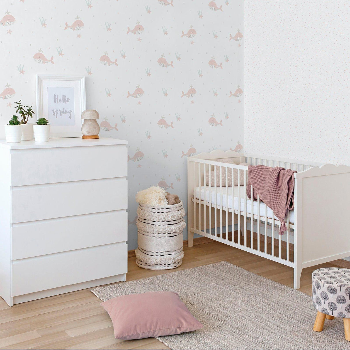 Galerie 289-1 Bambino Splash Pink Wallpaper 289-1 Pink Wallpaper