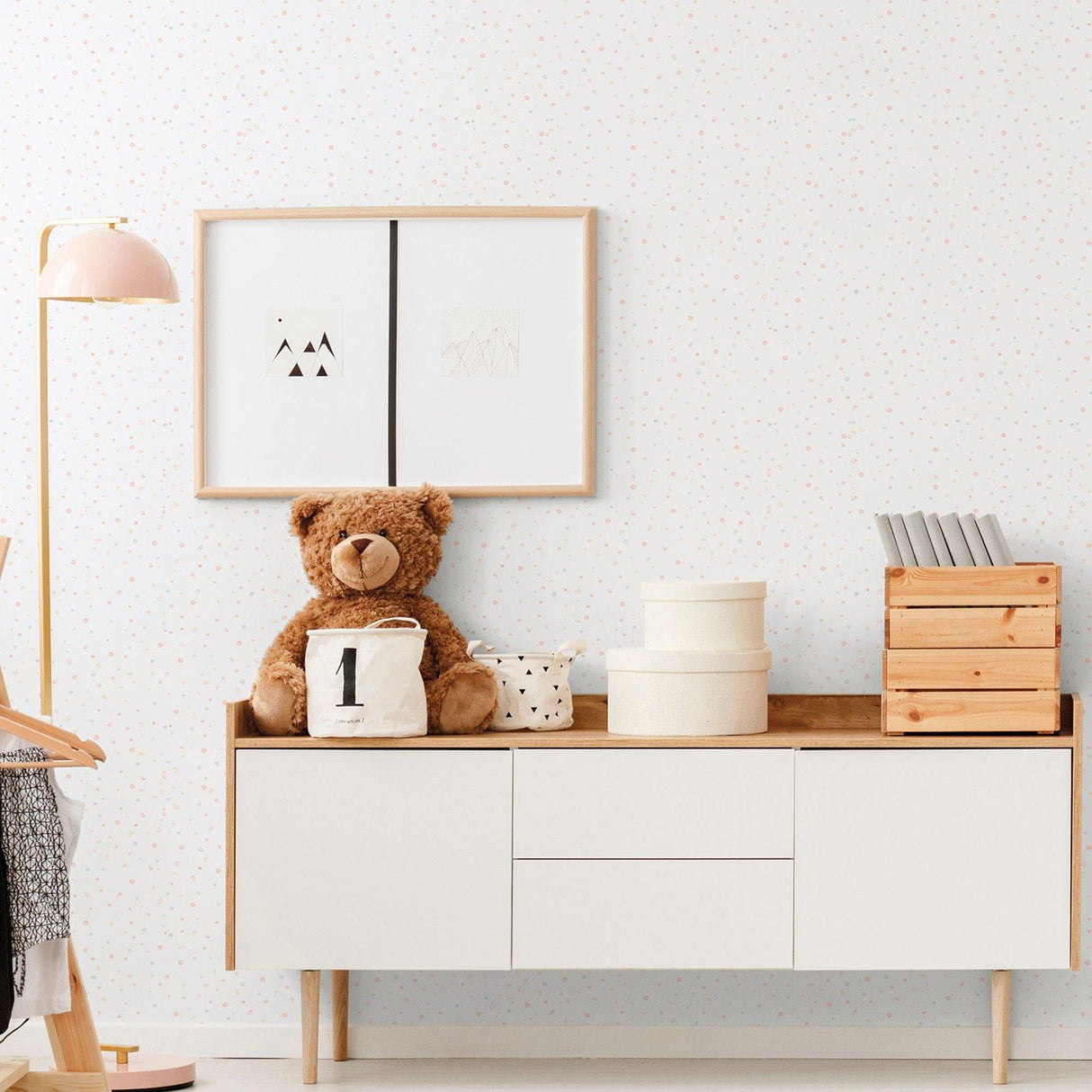 Galerie 289-1 Bambino Splash Pink Wallpaper 289-1 Pink Wallpaper