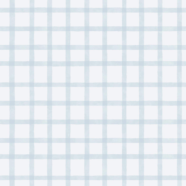 Galerie 290-2 Bambino Watercolour Checks Blue Wallpaper 290-2 Blue Wallpaper