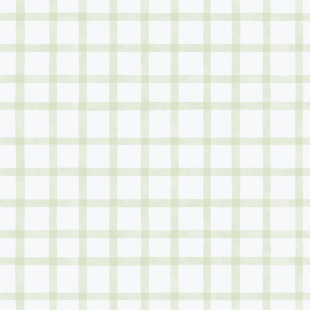 Galerie 290-4 Bambino Watercolour Checks Green Wallpaper 290-4 Green Wallpaper