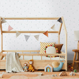Galerie 291-2 Bambino Spotty Blue Wallpaper 291-2 Blue Wallpaper