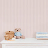 Galerie 292-1 Bambino Tiny Stripes Pink Wallpaper 292-1 Pink Wallpaper