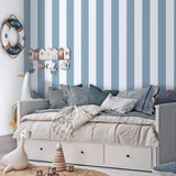 Galerie 293-2 Bambino Bambino Stripes Blue Wallpaper 293-2 Blue Wallpaper