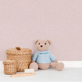 Galerie 294-1 Bambino Dropy Plain Pink Wallpaper 294-1 Pink Wallpaper