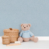 Galerie 294-2 Bambino Dropy Plain Blue Wallpaper 294-2 Blue Wallpaper