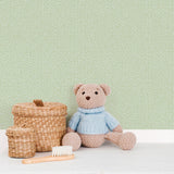 Galerie 294-4 Bambino Dropy Plain Green Wallpaper 294-4 Green Wallpaper