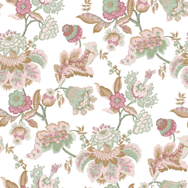 Galerie 8300 Blooming Garden Floral Pink Wallpaper 8300 Pink Wallpaper