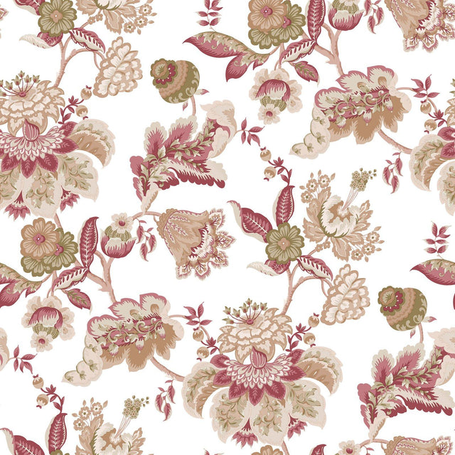 Galerie 8302 Blooming Garden Floral Red Wallpaper 8302 Red Wallpaper