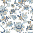 Galerie 8303 Blooming Garden Floral Blue Wallpaper 8303 Blue Wallpaper