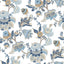 Galerie 8303 Blooming Garden Floral Blue Wallpaper 8303 Blue Wallpaper