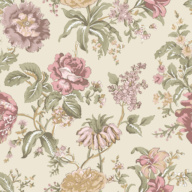 Galerie 8306 Blooming Garden Floral Green Wallpaper 8306 Green Wallpaper