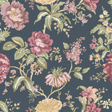 Galerie 8308 Blooming Garden Floral Blue Wallpaper 8308 Blue Wallpaper
