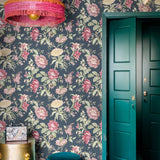 Galerie 8308 Blooming Garden Floral Blue Wallpaper 8308 Blue Wallpaper