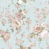 Galerie 8311 Blooming Garden Floral Blue Wallpaper 8311 Blue Wallpaper