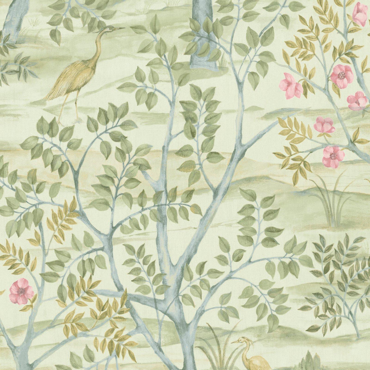 Galerie 8317 Blooming Garden Floral Green Wallpaper 8317 Green Wallpaper
