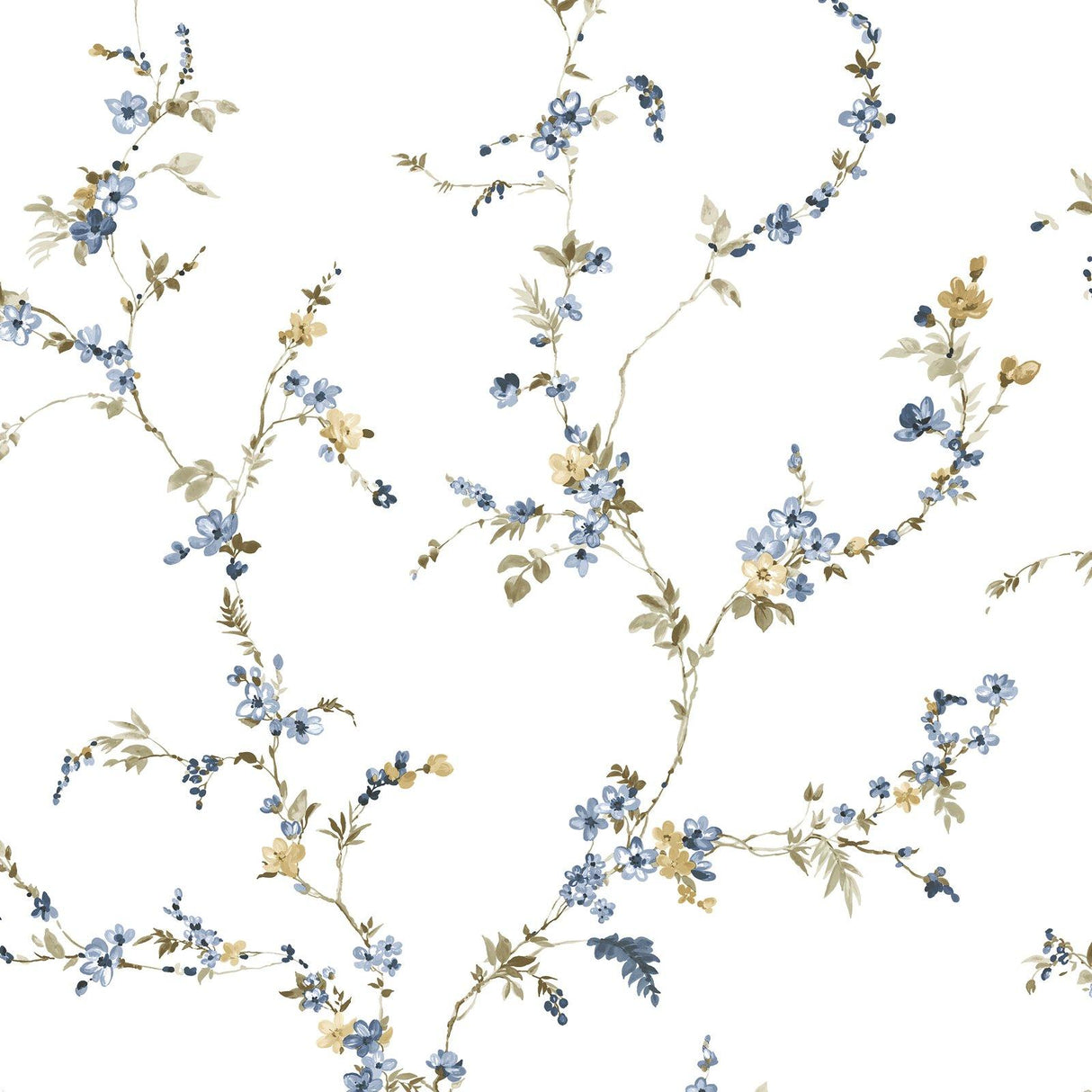 Galerie 8336 Blooming Garden Floral Blue Wallpaper 8336 Blue Wallpaper