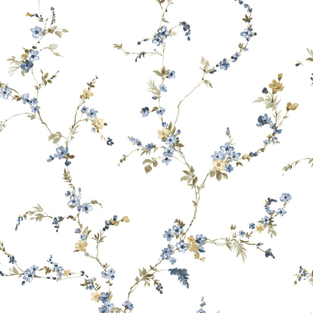 Galerie 8336 Blooming Garden Floral Blue Wallpaper 8336 Blue Wallpaper