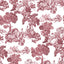 Galerie 8343 Blooming Garden Toile Red Wallpaper 8343 Red Wallpaper