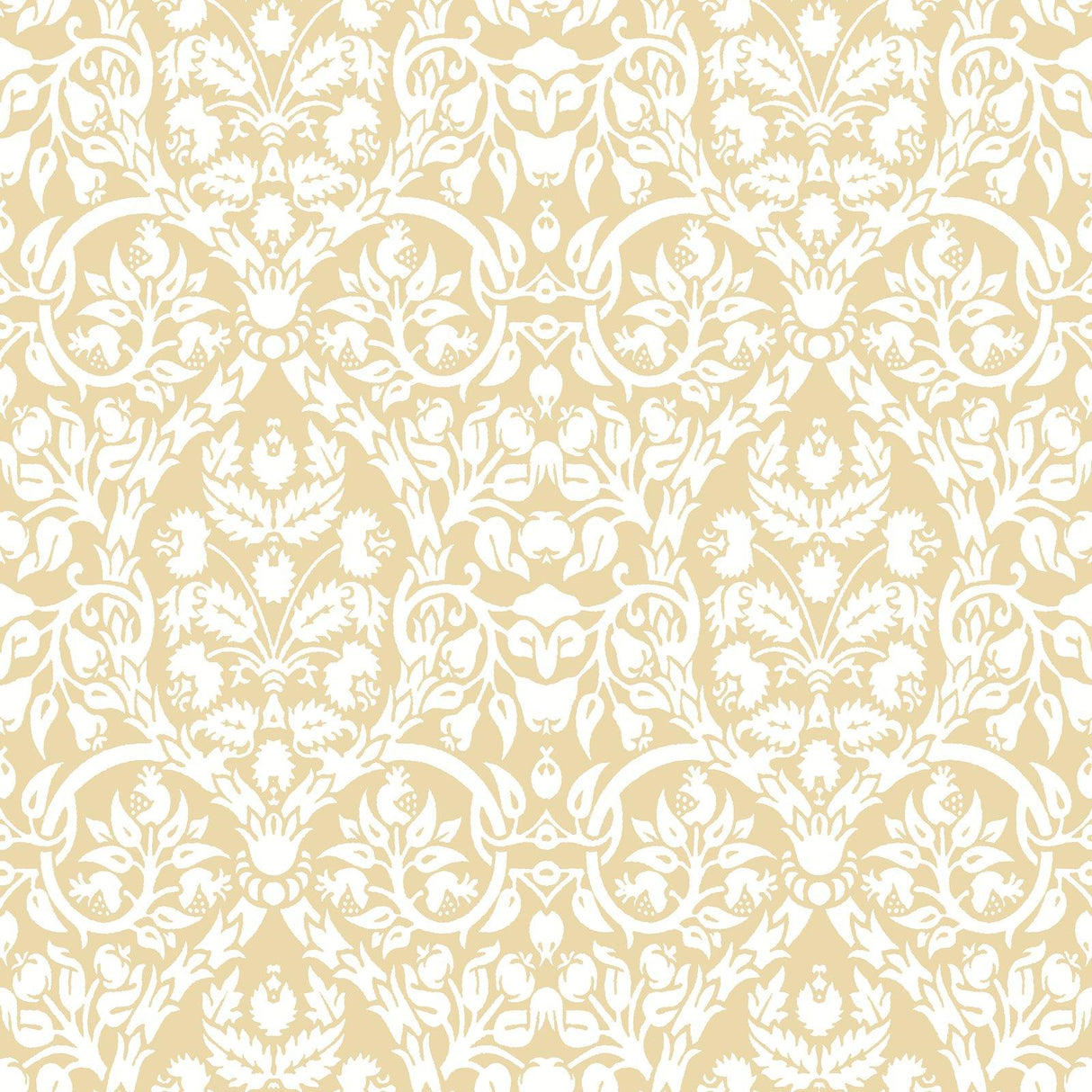 Galerie 8347 Blooming Garden Damask Yellow Wallpaper 8347 Yellow Wallpaper