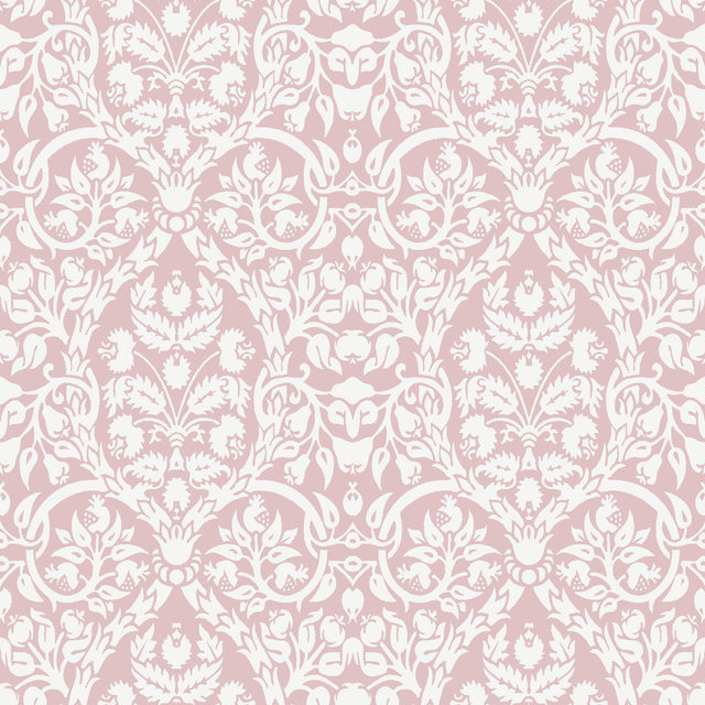 Galerie 8348 Blooming Garden Damask Pink Wallpaper 8348 Pink Wallpaper