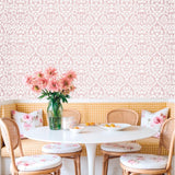 Galerie 8348 Blooming Garden Damask Pink Wallpaper 8348 Pink Wallpaper