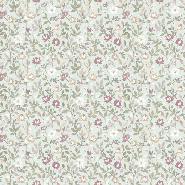 Galerie 8352 Blooming Garden Floral Green Wallpaper 8352 Green Wallpaper