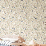 Galerie 8353 Blooming Garden Floral Beige Wallpaper 8353 Beige Wallpaper