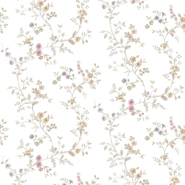 Galerie 8355 Blooming Garden Floral Beige Wallpaper 8355 Beige Wallpaper