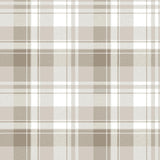 Galerie 8386 Blooming Garden Check Plaid Beige Wallpaper 8386 Beige Wallpaper