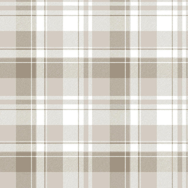 Galerie 8386 Blooming Garden Check Plaid Beige Wallpaper 8386 Beige Wallpaper